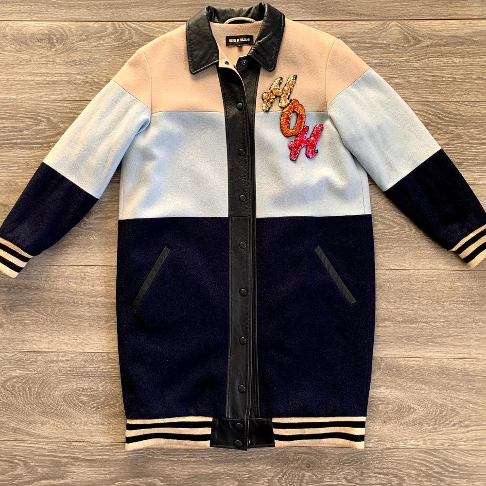 House of Holland Oversize Varsity Jacket
